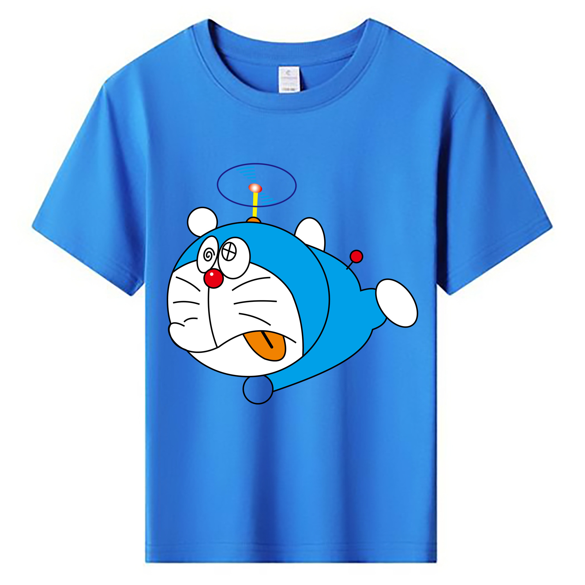 （画像用） ドラえもん Doraemon 綿100％キッズTシャツ（フロントプリント）